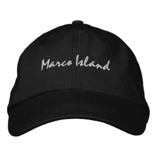 Brodée Marco Island Florida Casquette de baseball brodé