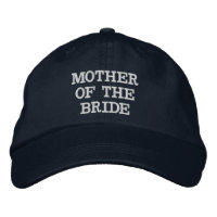 Marine Bleue Mère de la mariée Casquette réglable