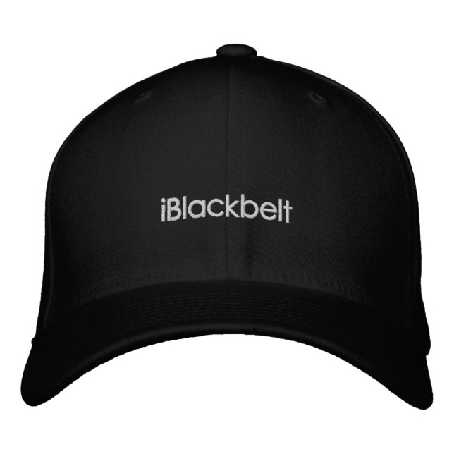 Brodée Martial Arts iBlackbelt Casquette brodé (Devant)