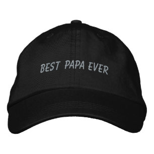 Brodée Meilleur Casquette de baseball brodé jamais Papa