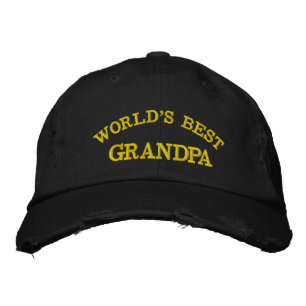 Brodée Meilleur grand-père du monde - Casquette brodé