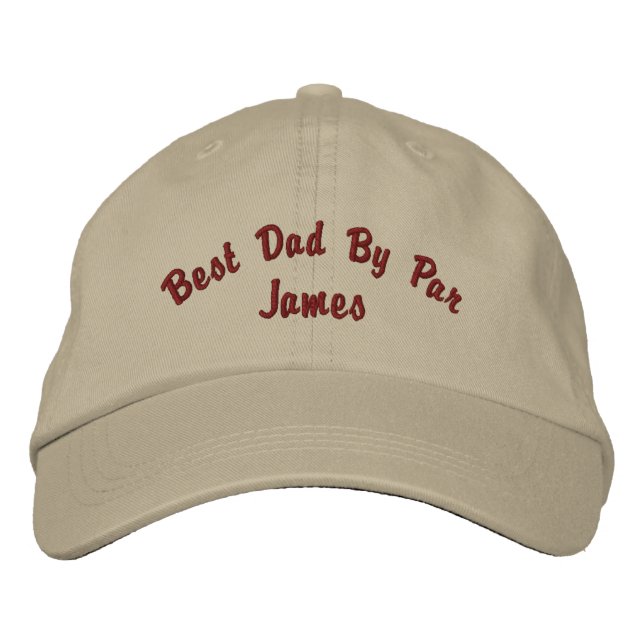 Brodée Meilleur papa Casquette brodé (Devant)