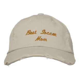 Brodée Meilleur Soccer Maman Casquette de baseball en dét