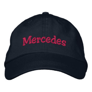 Brodée Mercedes Nom Casquette de baseball brodé