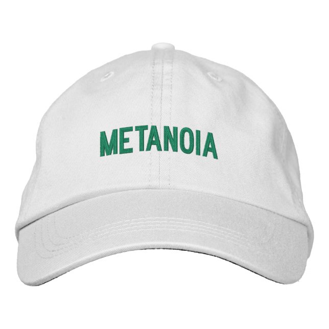 Brodée METANOIA Casquette réglable de base (Devant)