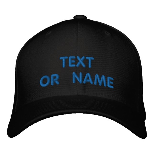 Brodée Modèle Casquette de baseball brodé personnalisé (Devant)