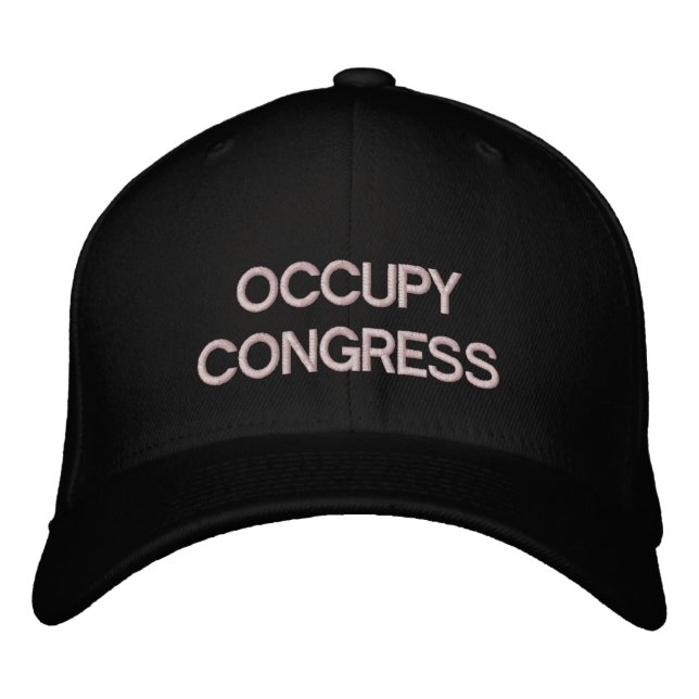 Brodée Modèle Casquette Occupy Congress (Devant)