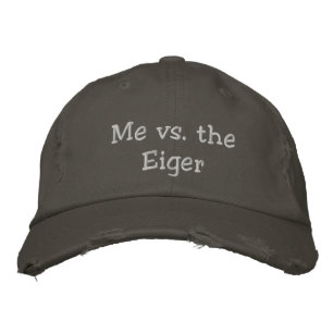Brodée Moi contre le casquette de slogan Eiger