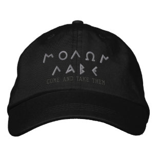 Brodée Molon Labe VIENT LES EMPORTER Casquette brodé