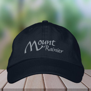 Brodée Mount Rainier Seattle washington Casquette brodé