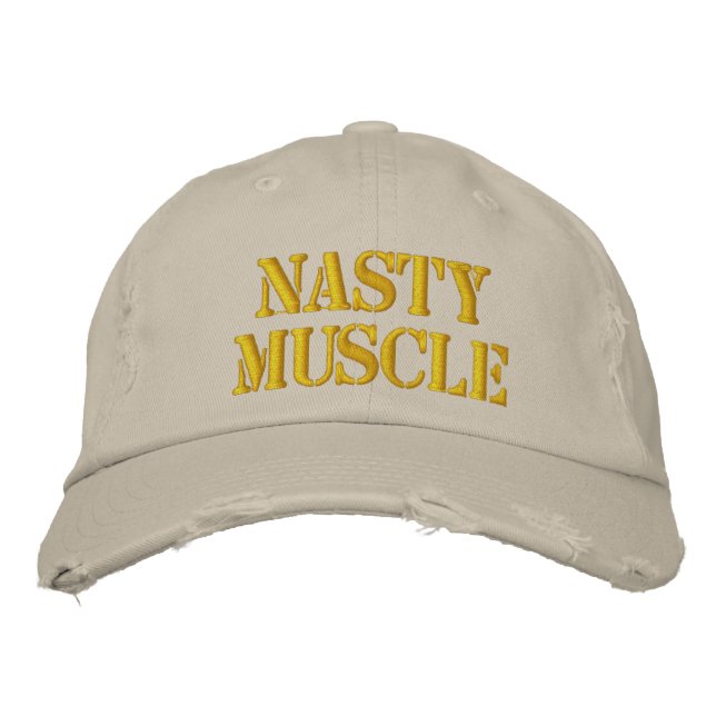 Brodée Muscle Nasty Casquette (Devant)