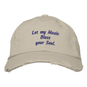 Brodée Musique, Bénissez votre âme, Casquette brodé
