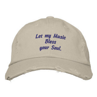 Brodée Musique, Bénissez votre âme, Casquette brodé
