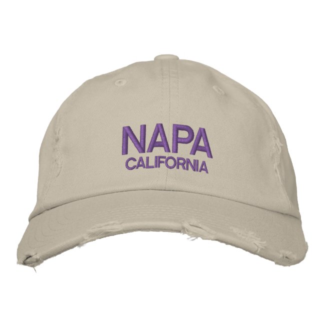 Brodée Napa Casquette Californie (Devant)