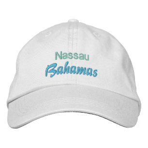 Brodée NASSAU, casquette BAHAMAS