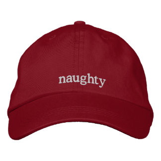 Brodée Naughty ou Nice Casquette (Naughty)
