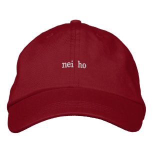 Brodée nei ho - bonjour en cantonais - casquette du hong 