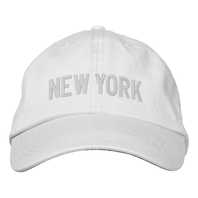 Brodée NEW YORK casquette (Devant)
