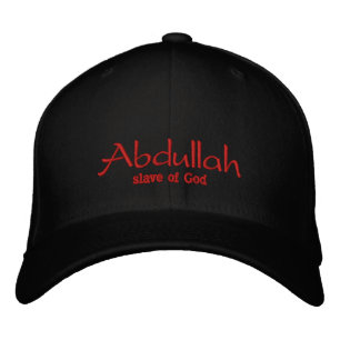 Brodée Nom Abdullah Casquette / Casquette