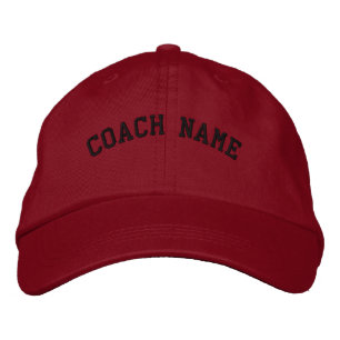 Brodée Nom de l'entraîneur Casquette brodé personnalisé R