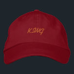 Brodée Nom KING A L'Air Confortable Super Casquette<br><div class="desc">KING Name A L'Air Confortable Super-Casquette Brodé Casquette De Baseball. Style -Autre Apparel Basic Adaptable Nom du Casquette Casquette - KING Casquette Couleur - Red Font Name - Oesco Script Créez votre propre nom de texte ou créez votre propre Casquette de texte, facile à modifier ou à modifier le texte...</div>