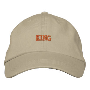 Brodée Nom KING Imprimé Casquette agréable et élégant