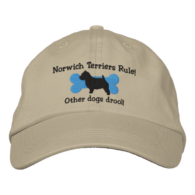 Brodée Norwich Terriers Règle Casquette brodé (Devant)