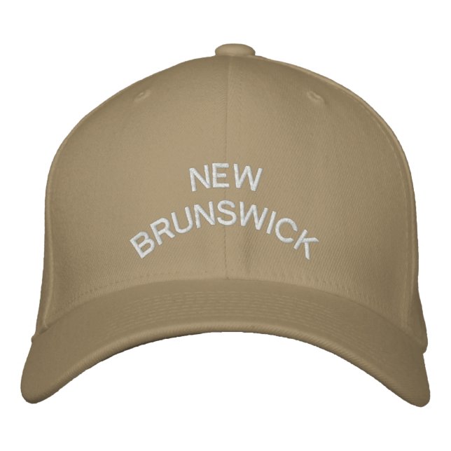 Brodée Nouveau-Brunswick Casquette de baseball brodé Casq (Devant)