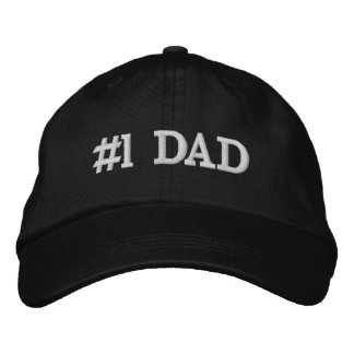 Brodée Numéro Un papa brodé Casquette de baseball