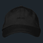 Brodée Oakland Black sur Black Papa Casquette<br><div class="desc">Oakland Black sur Black Papa Casquette</div>