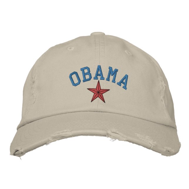 Brodée Obama Casquette de baseball (Devant)