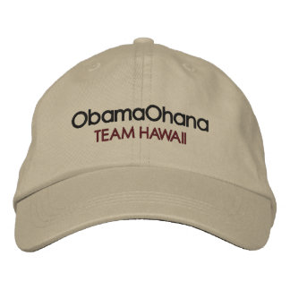 Brodée Obama Ohana, Casquette