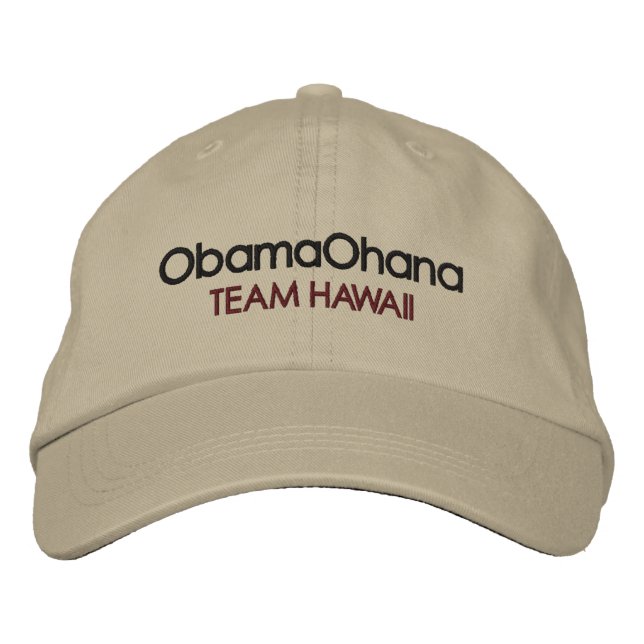 Brodée Obama Ohana, Casquette (Devant)