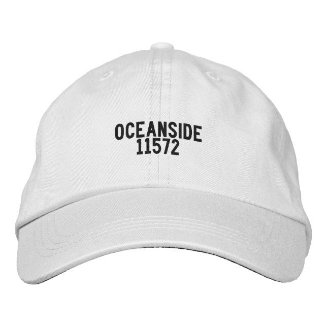Brodée Oceanside Long Island New York Casquette (Devant)