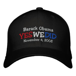 Brodée Oui, Barack Obama a brodé le Casquette