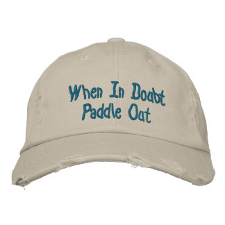 Brodée Paddle Out Distressed Baseball Casquette