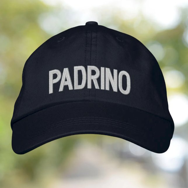 Brodée Padrino (parrain) casquette brodé (Créateur téléchargé)