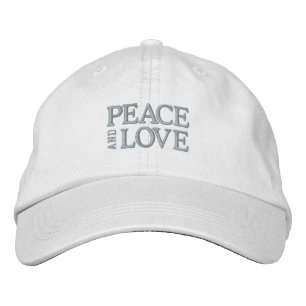Brodée PAIX ET AMOUR casquette (femmes)