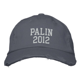 Brodée Palin 2012 Casquette brodé