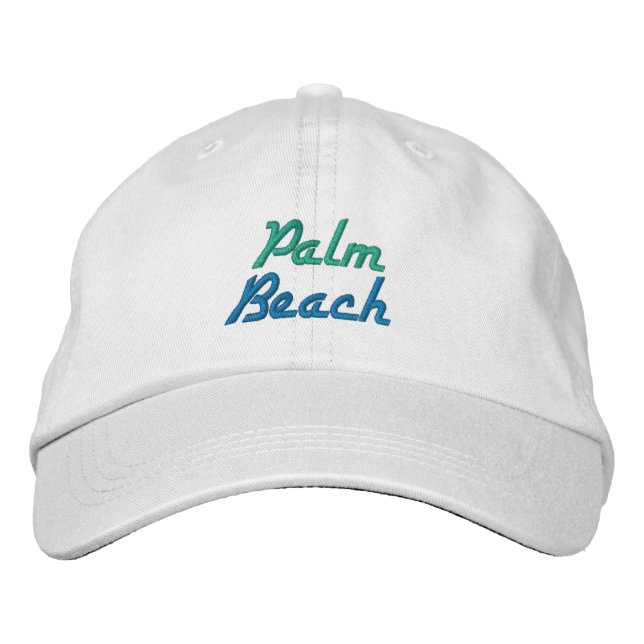 BRODÉE PALM BEACH CASQUETTE (Devant)
