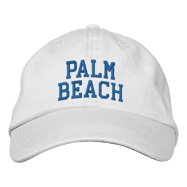 Brodée PALM BEACH Casquette brodé (Devant)