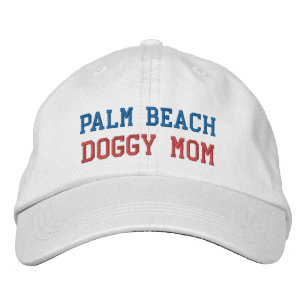 Brodée PALM BEACH DOGGY MOM Casquette brodé