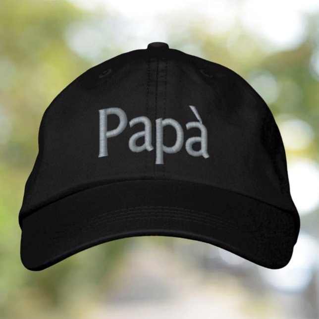 Brodée Papa Italien Papa brodé casquette (Créateur téléchargé)