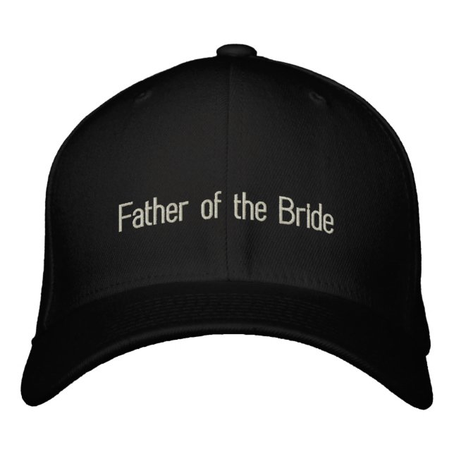 Brodée Père du casquette de la mariée (Devant)