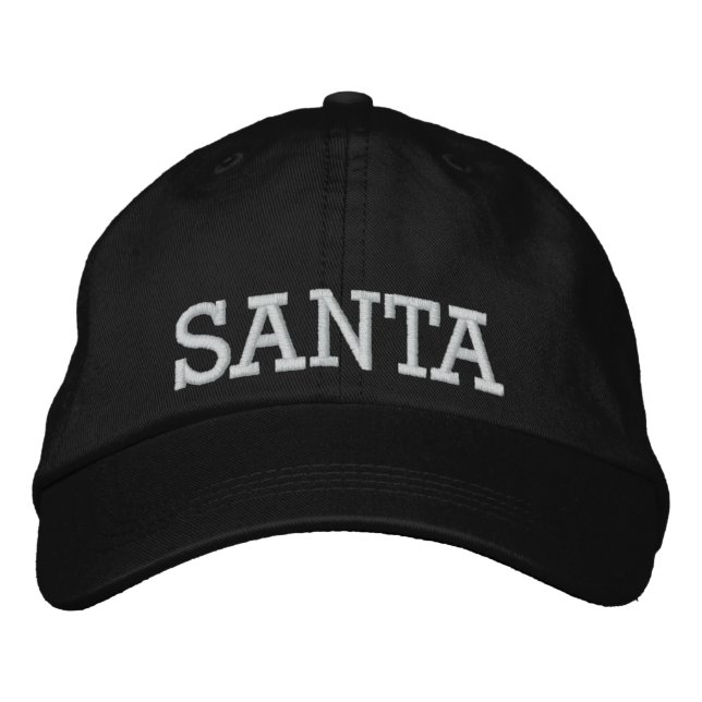 Brodée PÈRE NOËL ... ; ) Casquette par SRF (Devant)