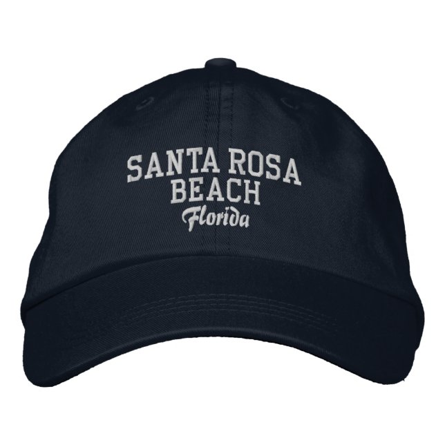 Brodée Père Noël Rosa Beach brodé Florida Casquette de ba (Devant)