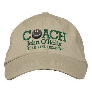 Brodée Personnalisez Hockey Coach Casquette Votre nom!