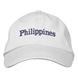 Brodée Philippine Pride Casquette avec lettre design