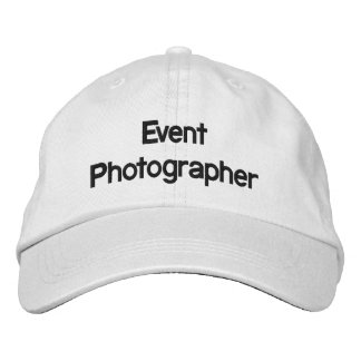 Brodée Photographe de l'événement Casquette brodé