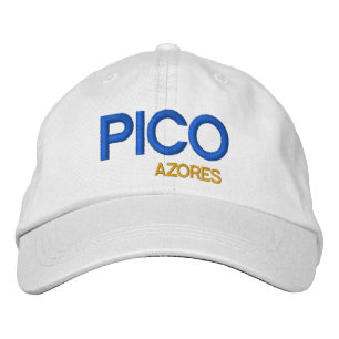 Brodée Pico Casquette coloré Pico Açores chapeau